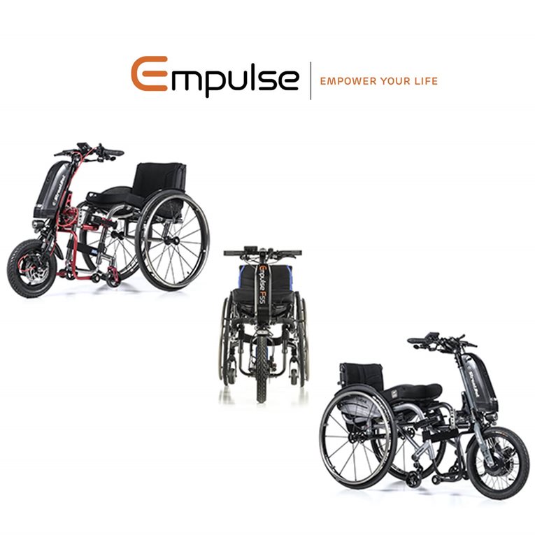 Empulse F55 přídavný pohon na mechanický vozík