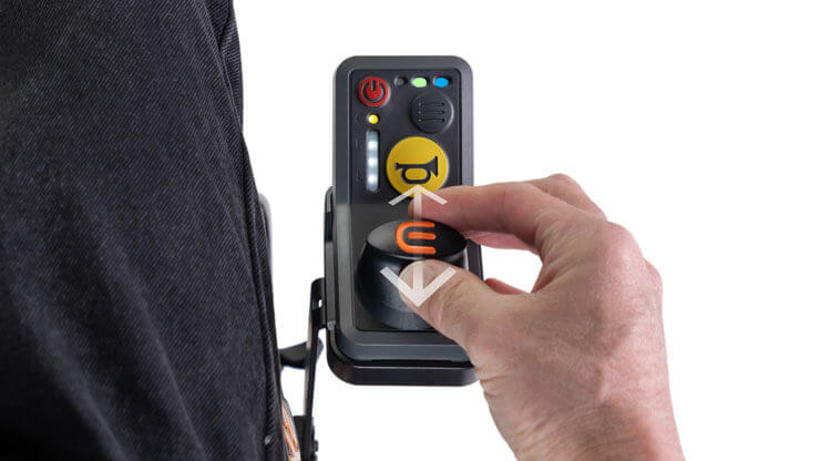 Ovládání obručí